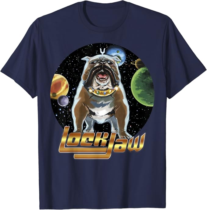 Marvel Lockjaw The Inhumans Royal Space Dog Graphic TShirt